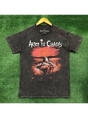 Alice In Chains Dirt Est 1987 Rock Band Mineral Wash T-Shirt Size Medium